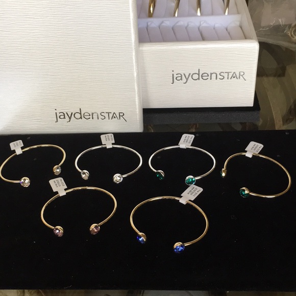 Jayden Star Jewelry Jewelry - Jayden Star Jewelry-Birthstone Cuff-Bangle -NWT